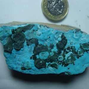 Chrysocolla Plancheite and Malachite