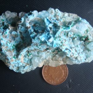 Plancheite and minor Malachite